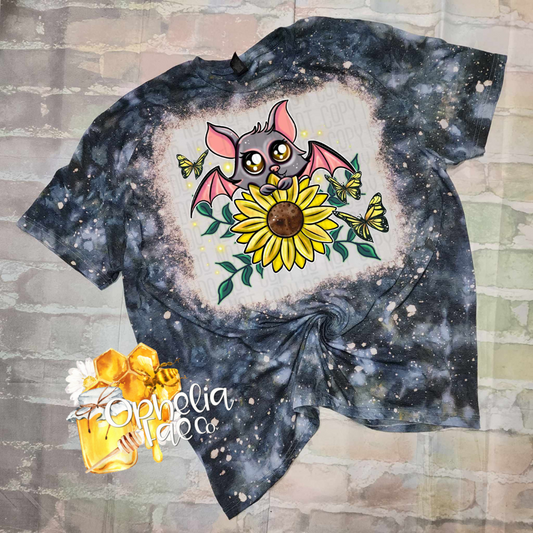 Sunflower Bat Dyed T-Shirt