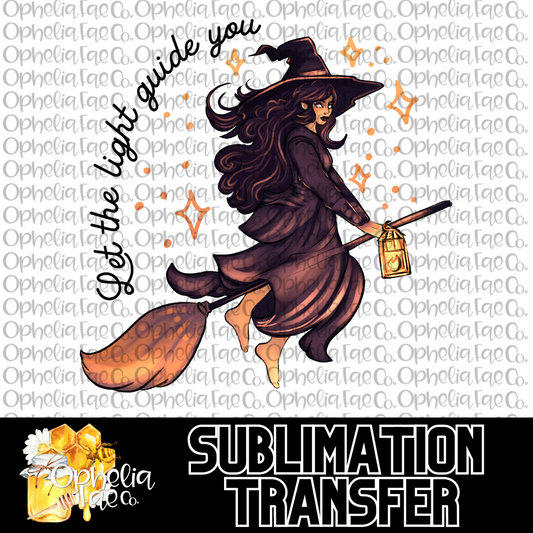 Broomstick Witch - Sublimation Transfer