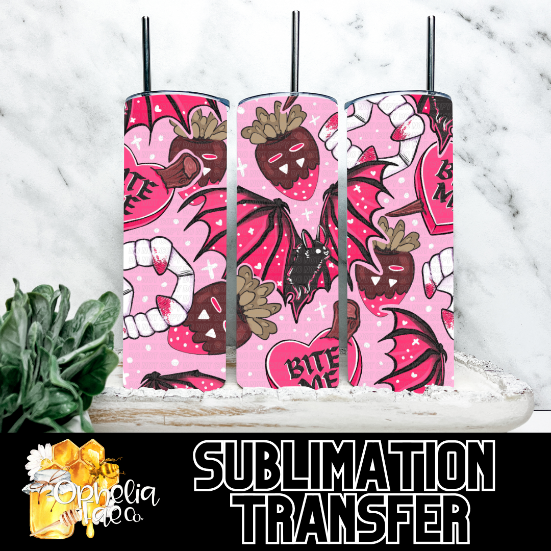 Vampire Bite Me - Sublimation Transfer