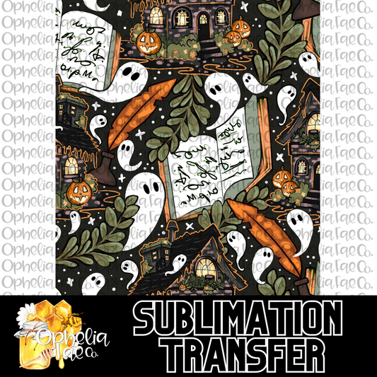 Haunted Book Club - Sublimation Transfer