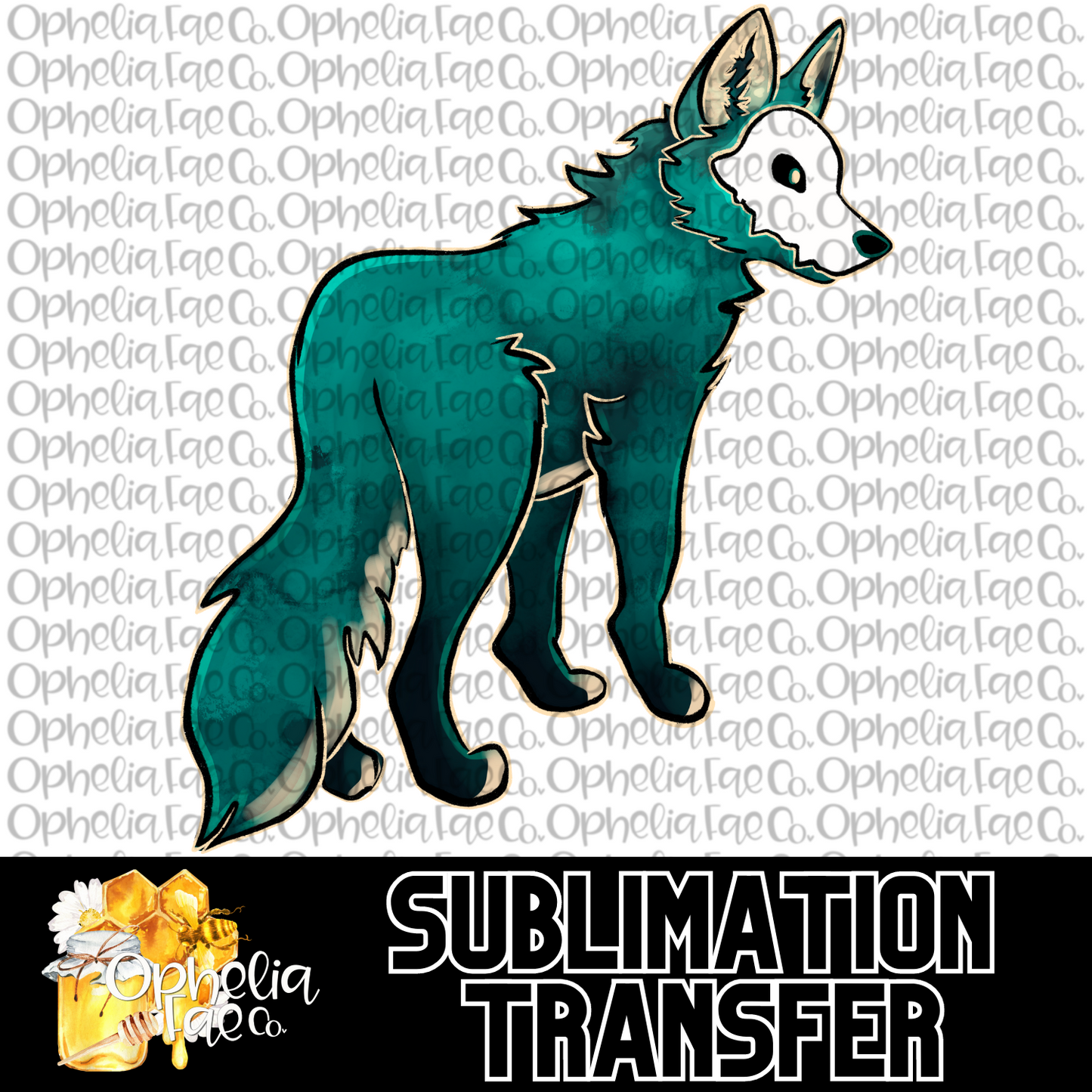 Wolf Familiar - Sublimation Transfer