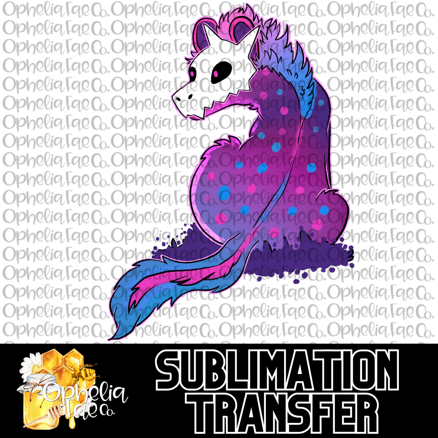 Hyena Familiar - Sublimation Transfer