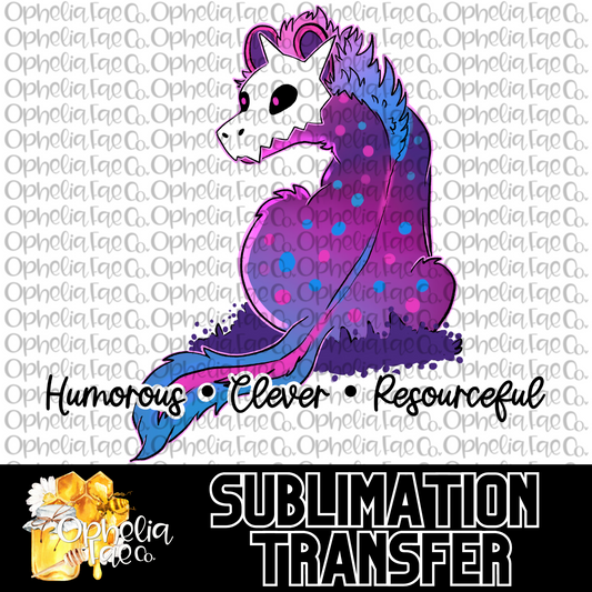 Hyena Familiar - Sublimation Transfer