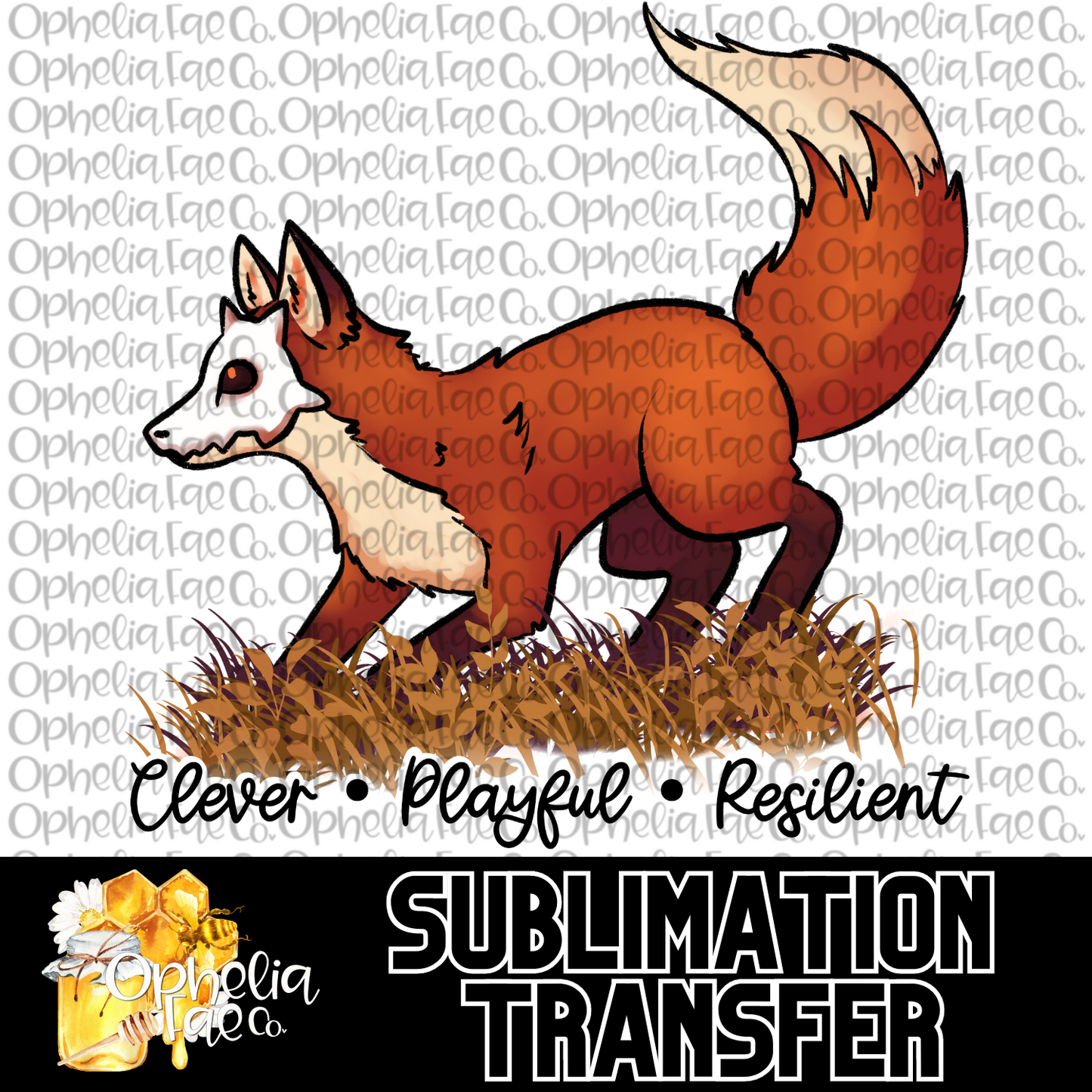 Fox Familiar - Sublimation Transfer