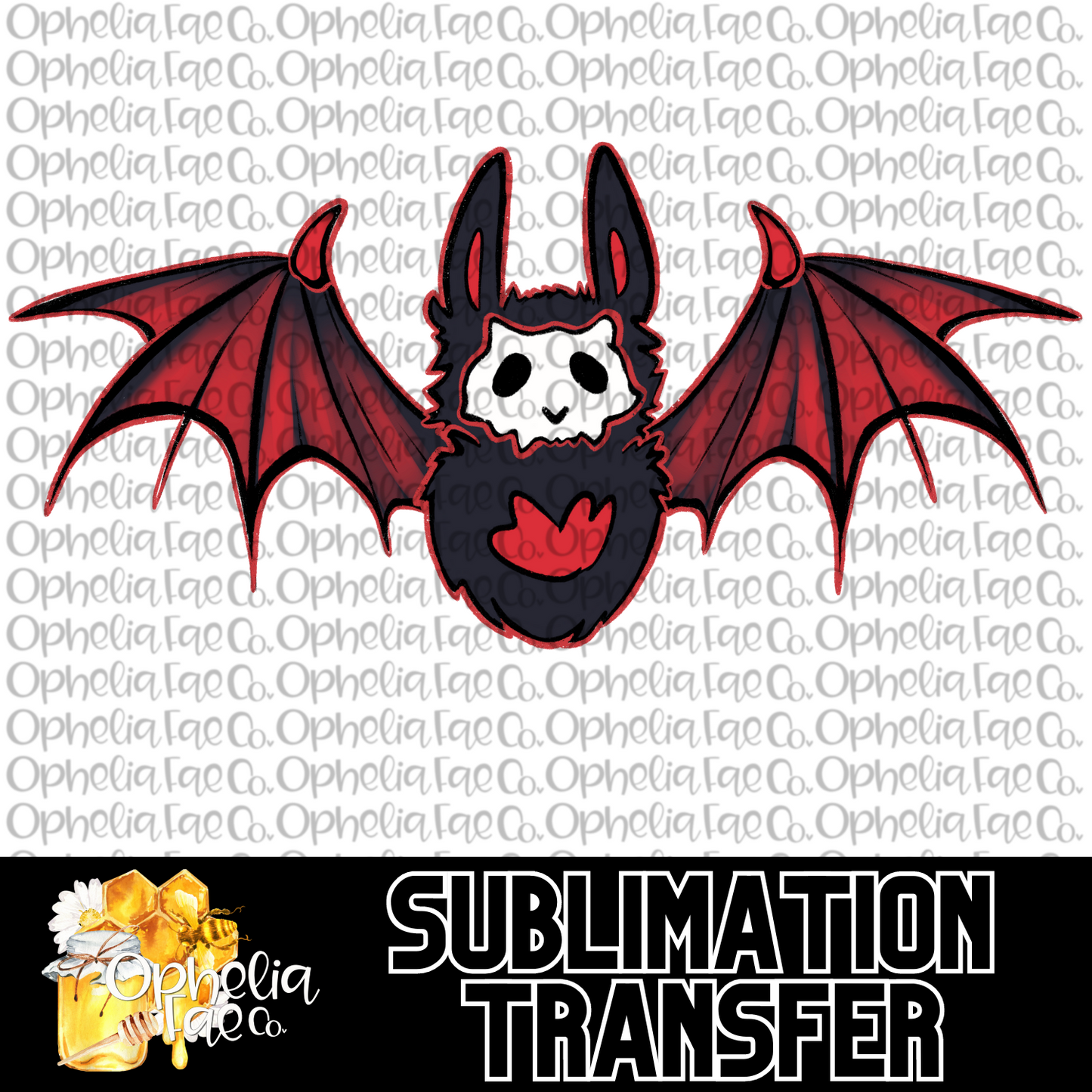 Bat Familiar - Sublimation Transfer