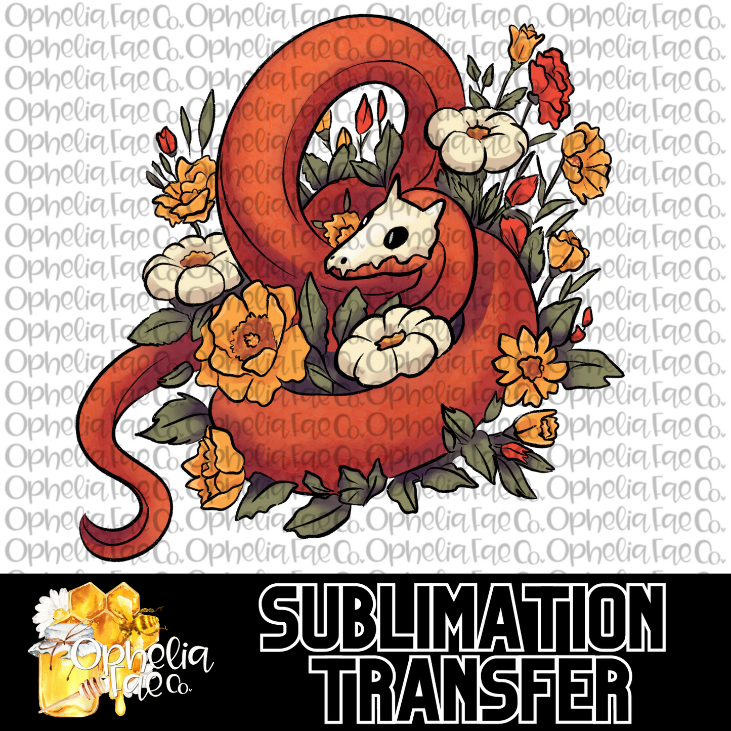 Snake Familiar - Sublimation Transfer