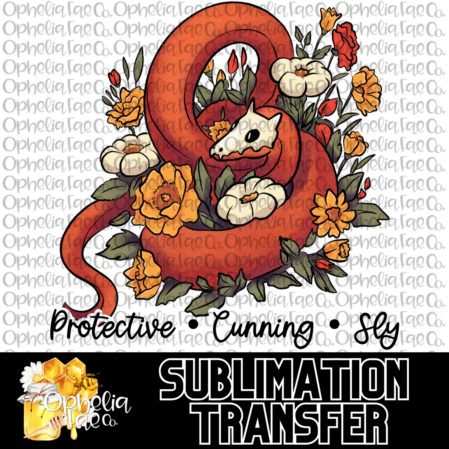 Snake Familiar - Sublimation Transfer