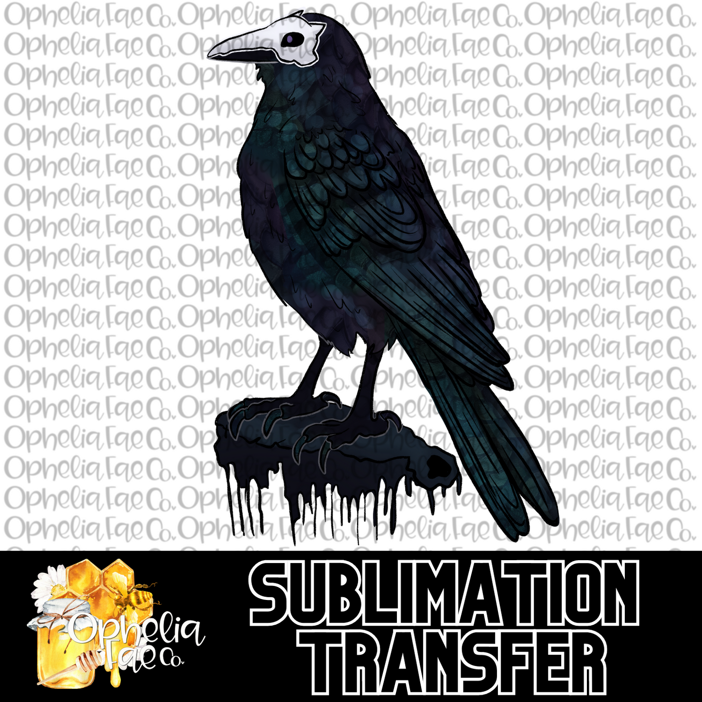 Raven Familiar - Sublimation Transfer