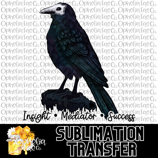 Raven Familiar - Sublimation Transfer