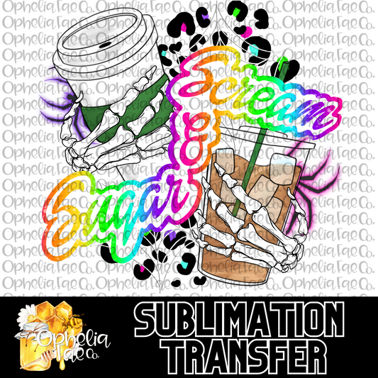 Scream & Sugar - Sublimation Transfer