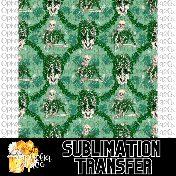 Plant Skellie Small Scale - Sublimation Transfer