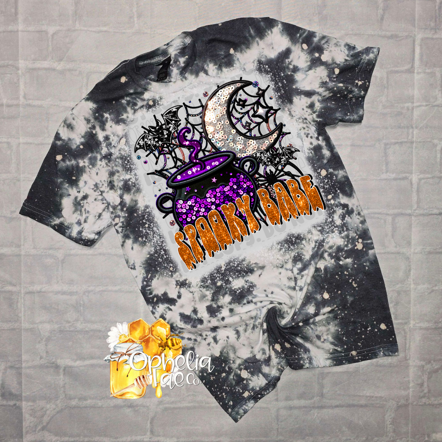 Spooky Babe Dyed T-Shirt