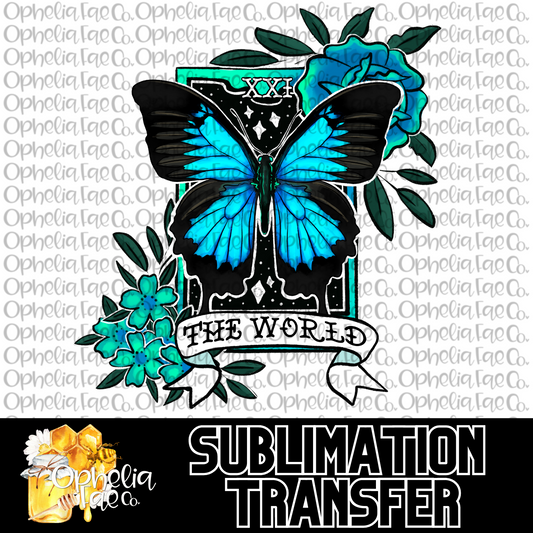 The World Butterfly Tarot - Sublimation Transfer