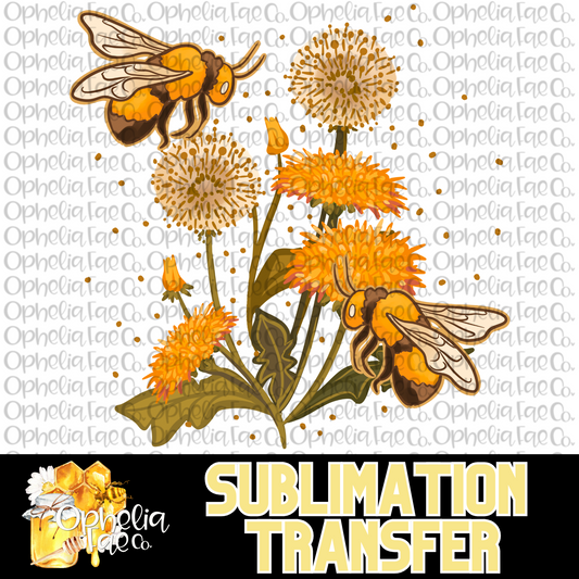 Hextober Dandelion - Sublimation Transfer