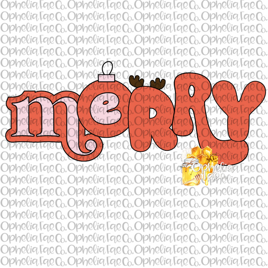 Merry PNG Digital Download