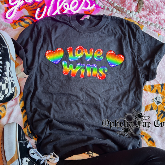 Rainbow Love Wins T-Shirt