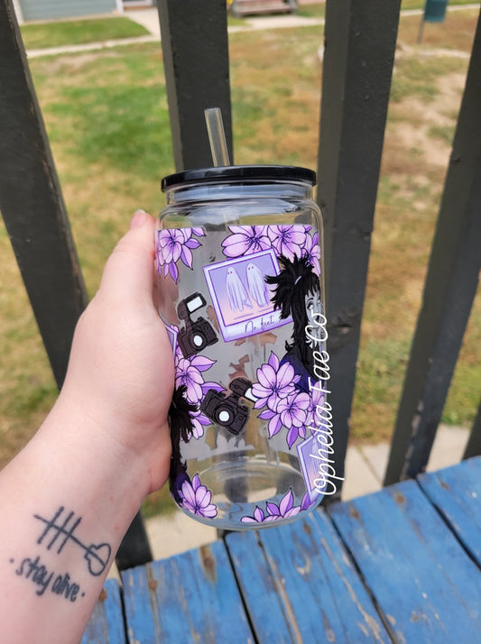 Purple Beetle - 16oz Glass Can