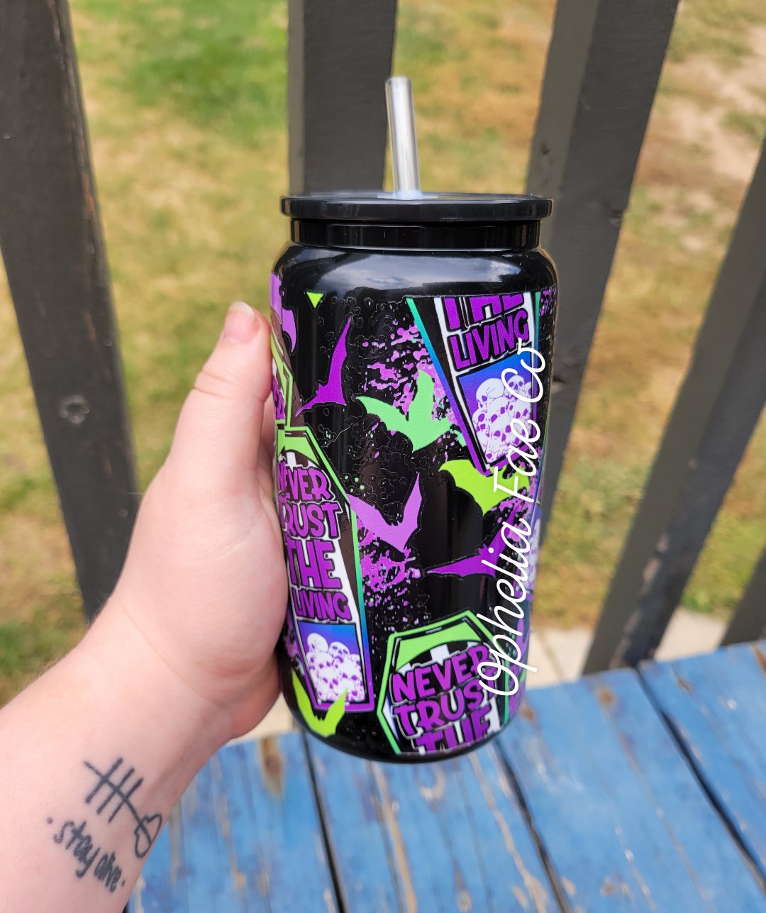 Never Trust the Living - 16oz Glass Can