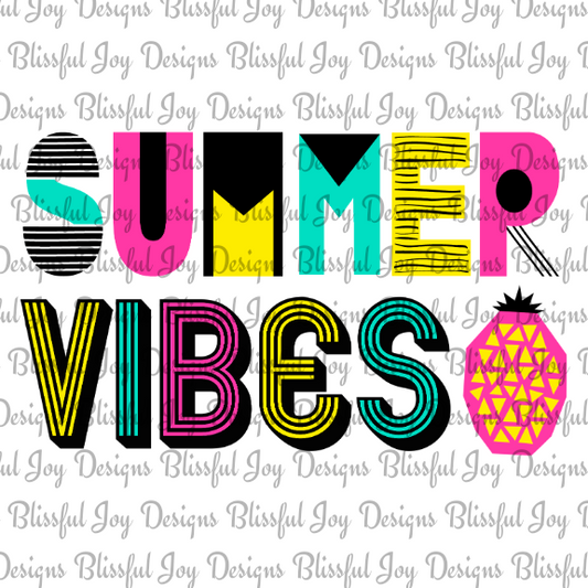 Summer Vibes - Sublimation Transfer