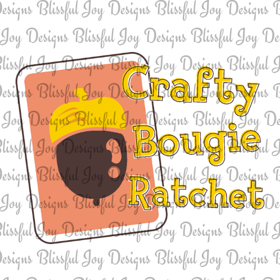 Crafty Bougie Rachet - Sublimation Transfer