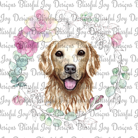 Golden Retriever - Sublimation Transfer