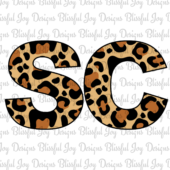 Leopard South Carolina - Sublimation Transfer