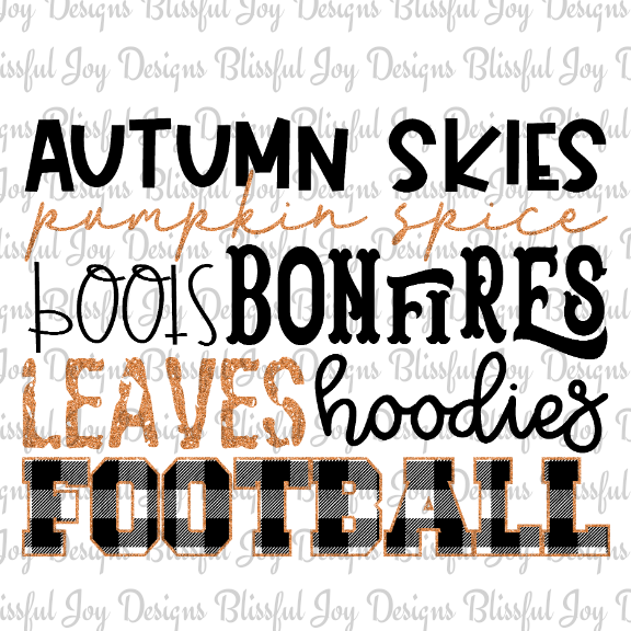 Autumn Skies - Sublimation Transfer