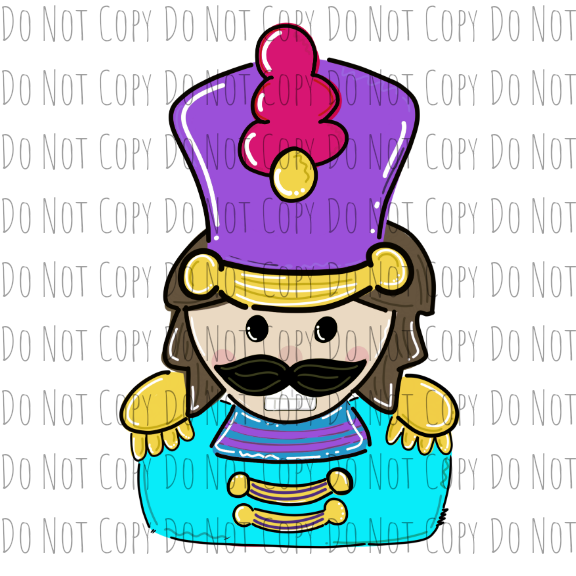 Purple Toy Soldier - Sublimation Transfer