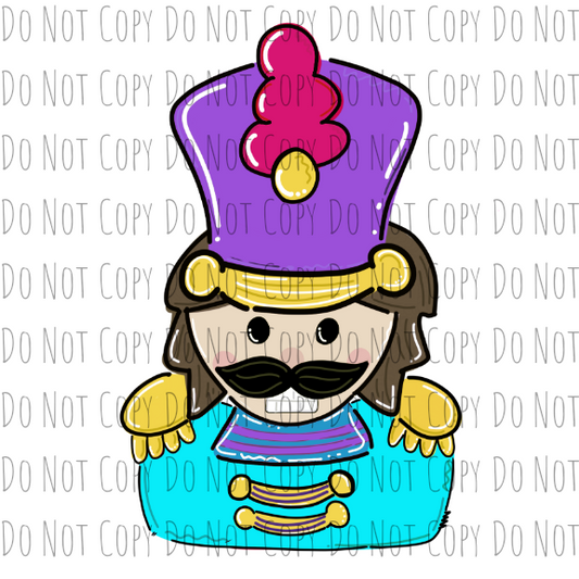 Purple Toy Soldier - Sublimation Transfer