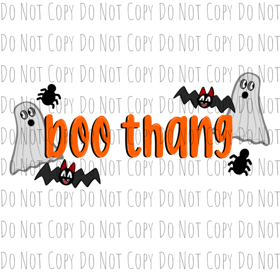 Boo Thang - Sublimation Transfer