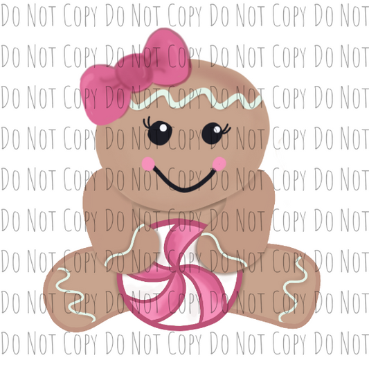 Gingerbread Girl - Sublimation Transfer