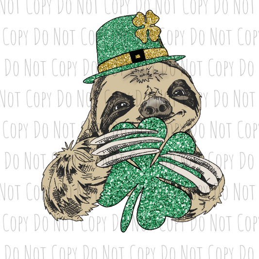 Lucky Sloth - Sublimation Transfer