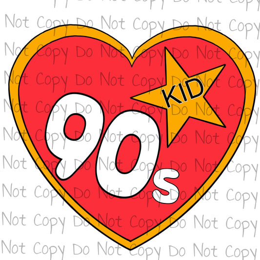 90s Kid - Sublimation Transfer