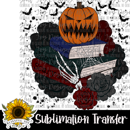 Halloween Books - Sublimation Transfer