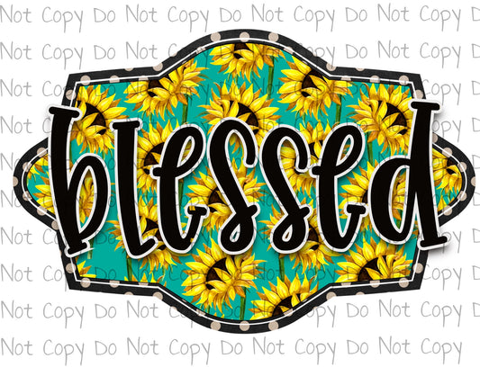 Blessed - Sublimation Transfer