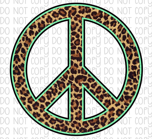 Leopard Peace - Sublimation Transfer