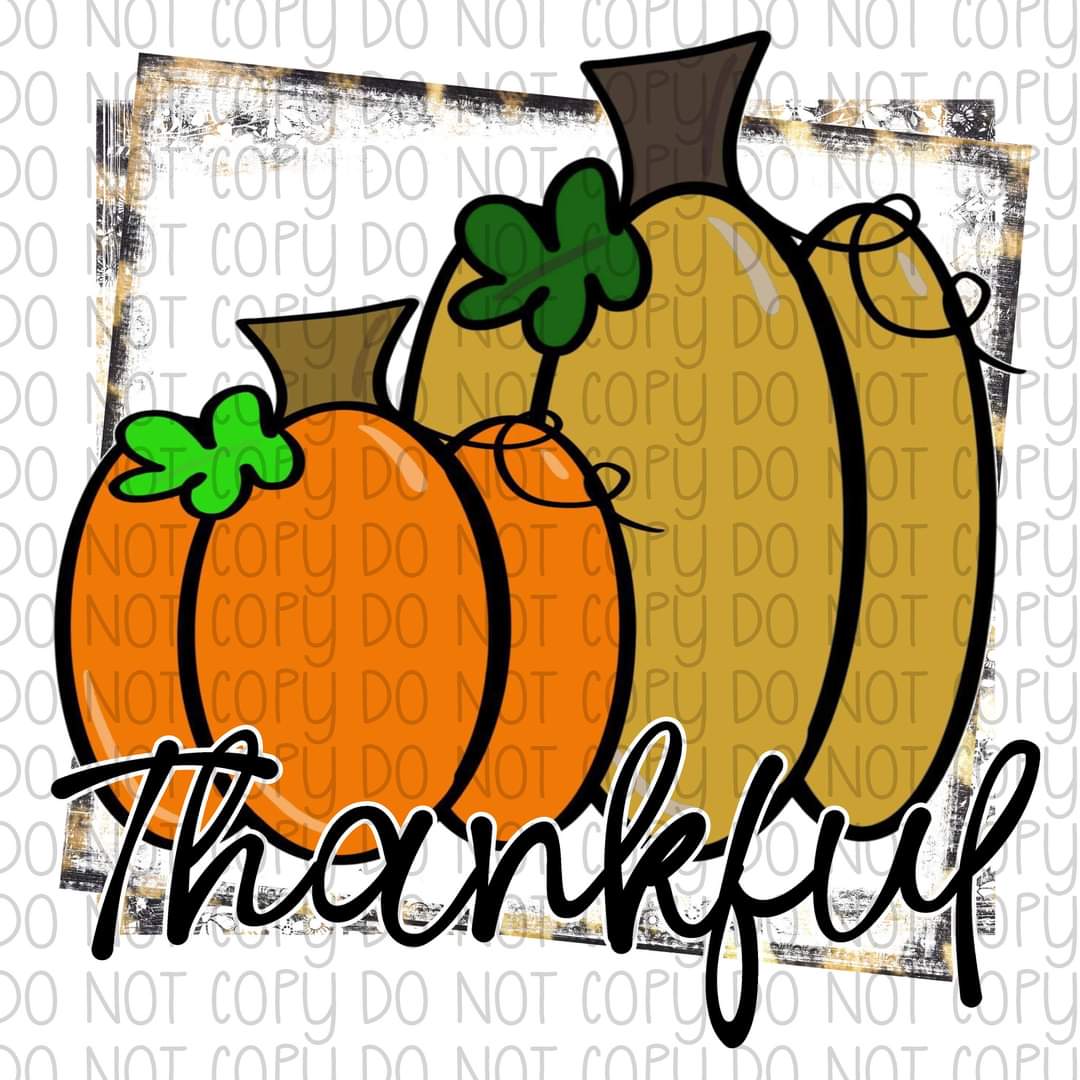 Thankful - Sublimation Transfer