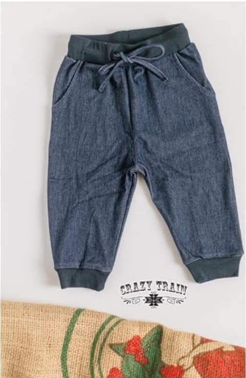 Crazy Train - BABY - Dandy Denim Joggers