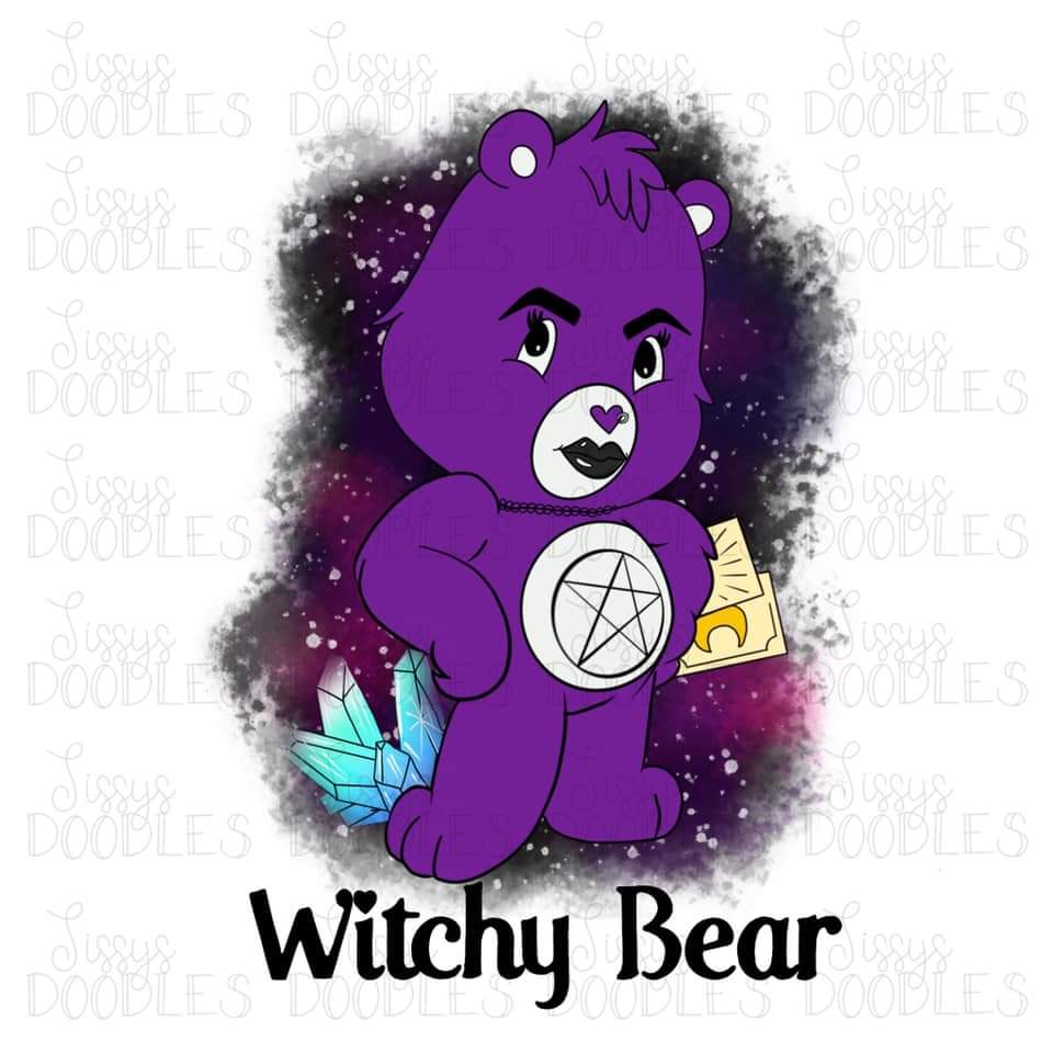 Witchy Bear - Sublimation Transfer