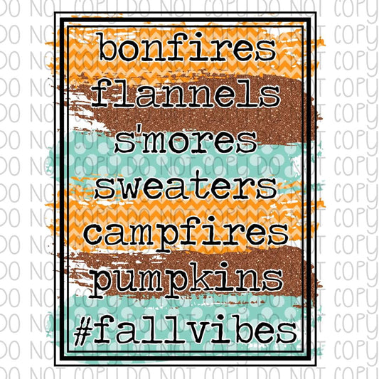 Fall Vibes - Sublimation Transfer