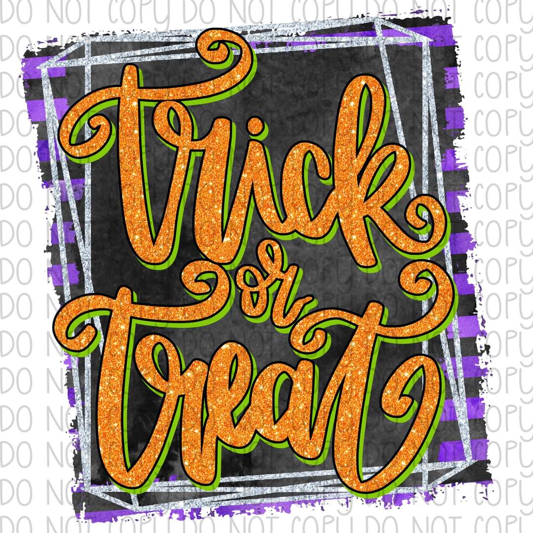 Trick or Treat - Sublimation Transfer