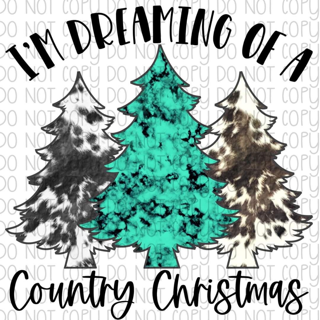 Country Christmas - Sublimation Transfer