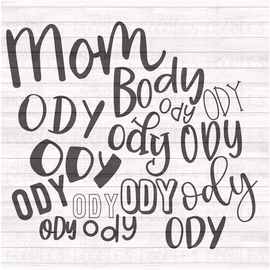 Mom-ody - Sublimation Transfer