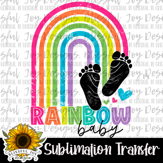 Rainbow Baby - Sublimation Transfer