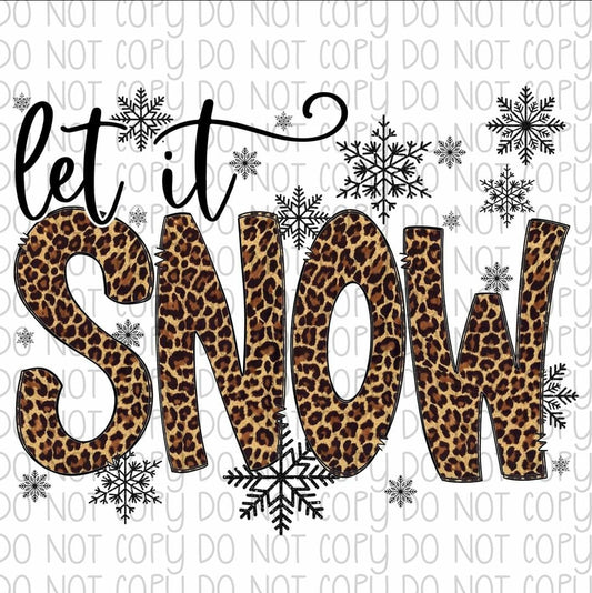 Let it Snow - Sublimation Transfer