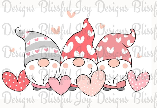 Valentine's Day Gnomes - Sublimation Transfer