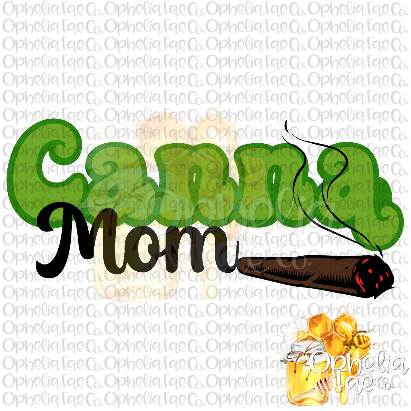 Canna Mom PNG Digital Download