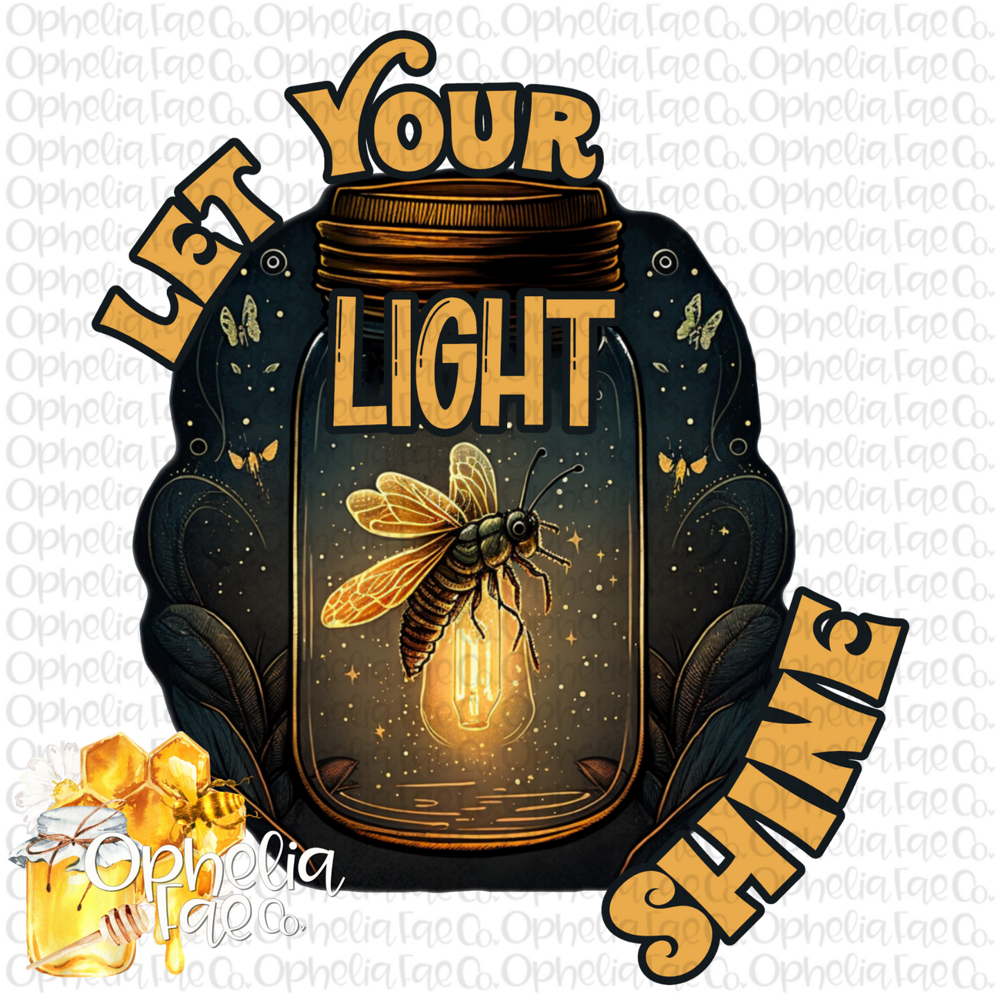 Let Your Light Shine PNG Digital Download