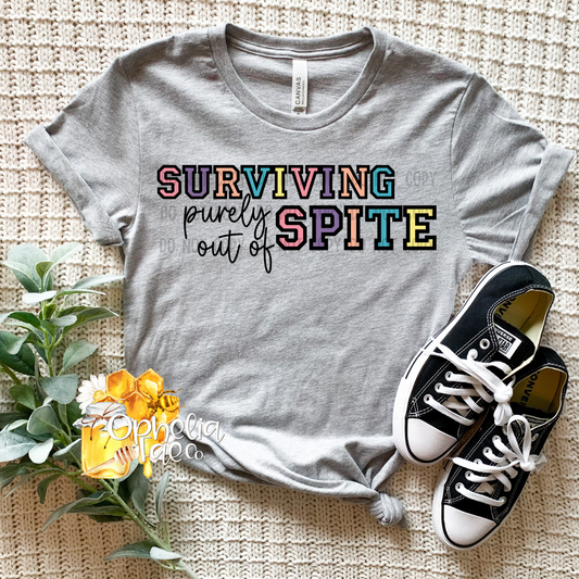 Surviving purely out of spite PNG Digital Download