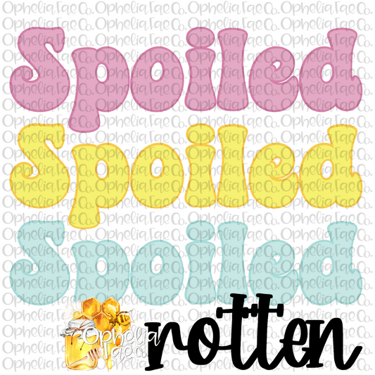 Spoiled Rotten PNG Digital Download